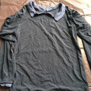 Kickee kids top Peter Pan collar